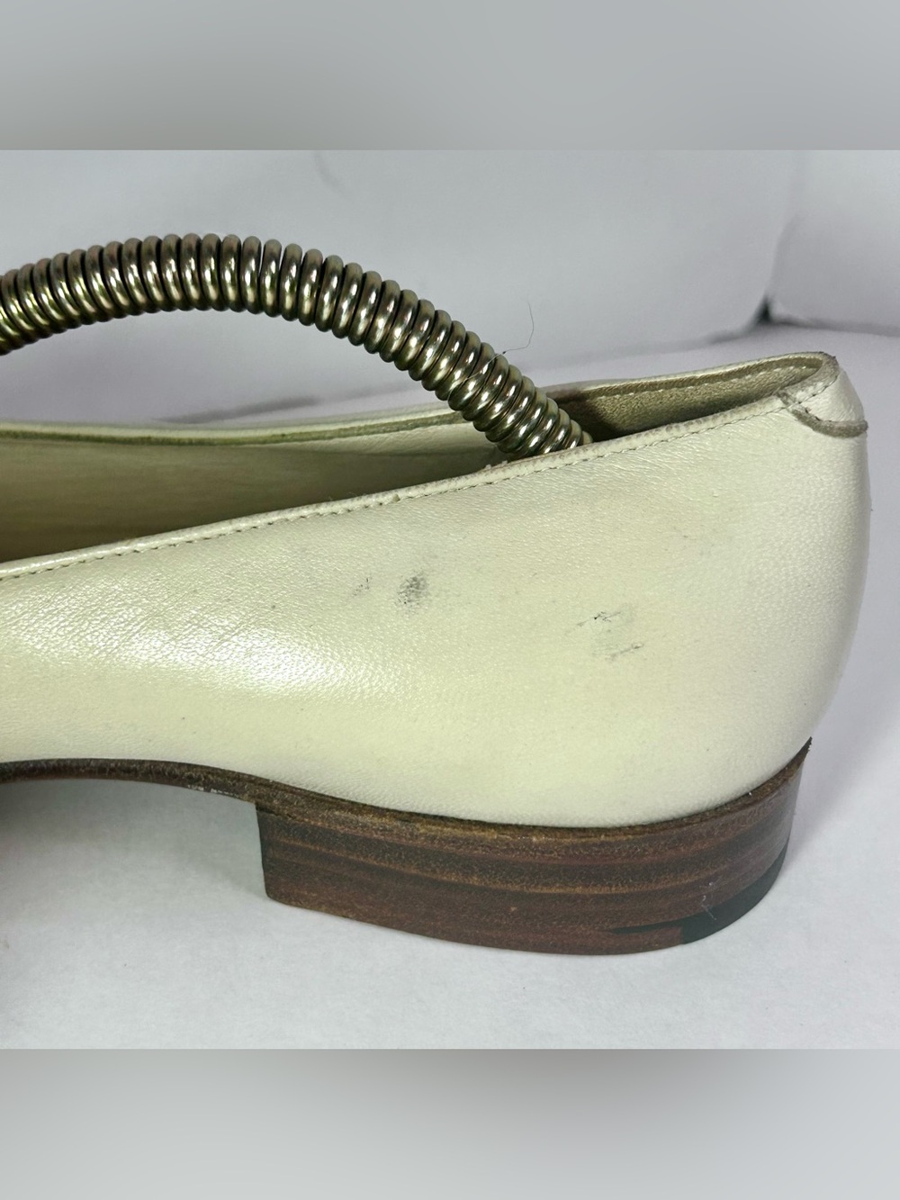 Gravati Spectator Flats Cream Black 8.5M Women’s Vintage Made in Italy - Picture 7 of 10